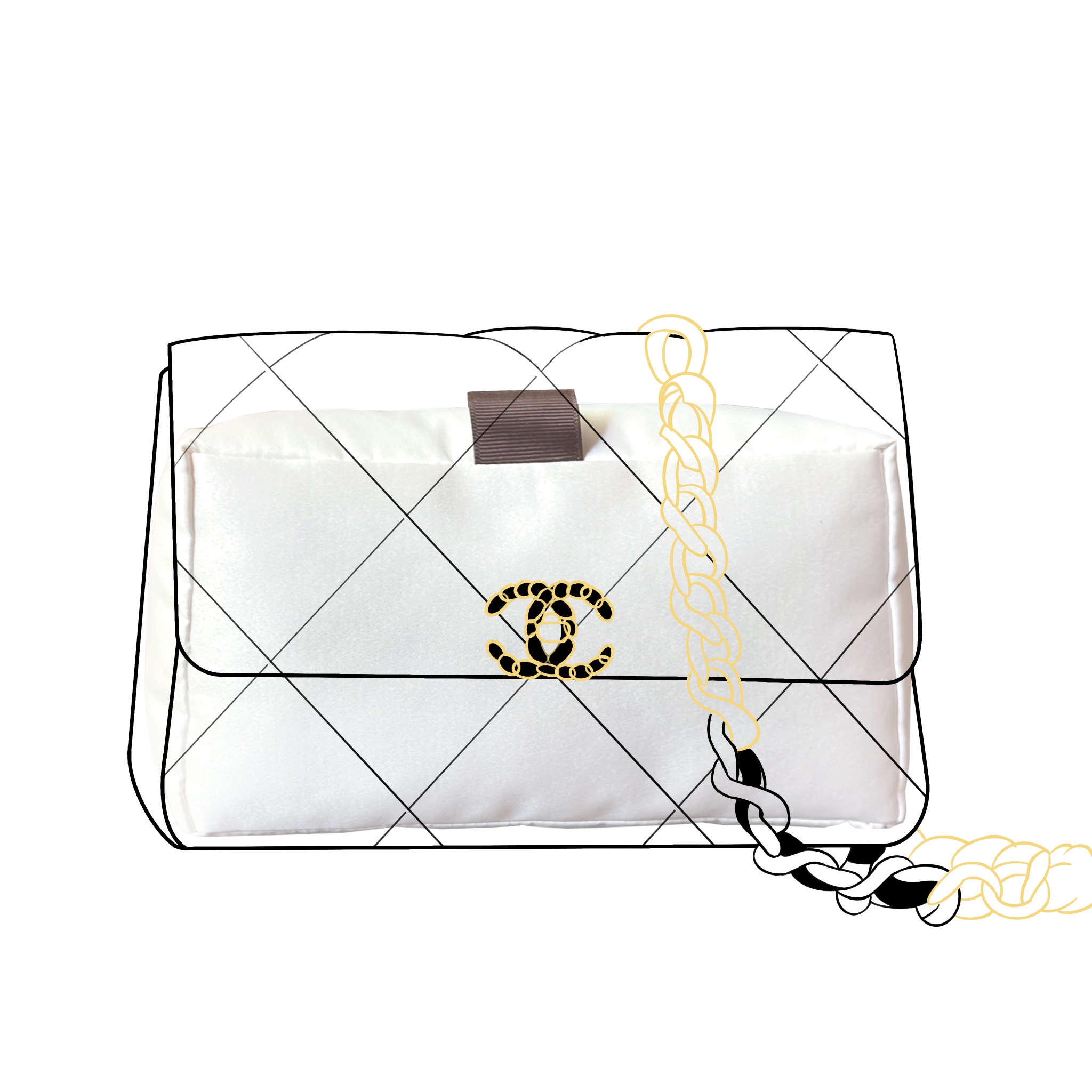 Women Bags Dior - Fit für Klappe CC19 Luxus Handtasche