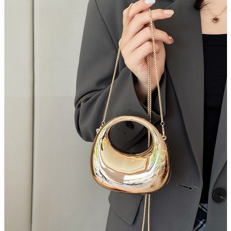 Women Bags Max - Mini Goldene Abendtasche Geldbörsen und Handtaschen