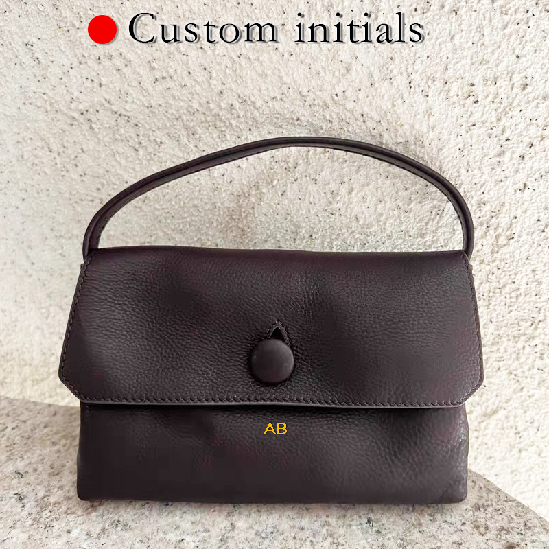 Women Bags Max - Benutzerdefinierte Initialen aus echtem Leder, Mini-Taschen
