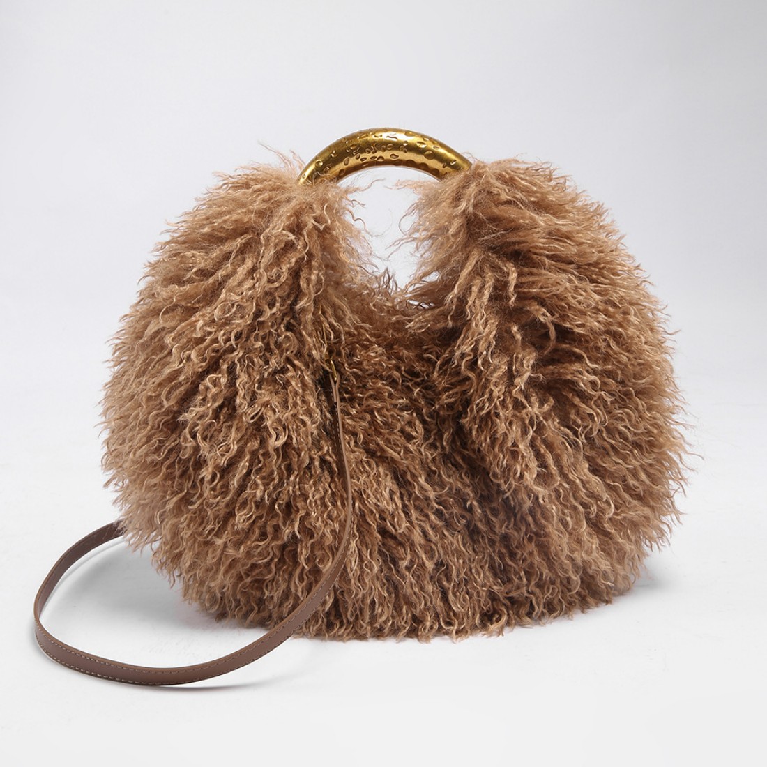 Women Bags Max - Spice Girl Y2k Handtaschen Einfarbige Plüsch-Umhängetaschen