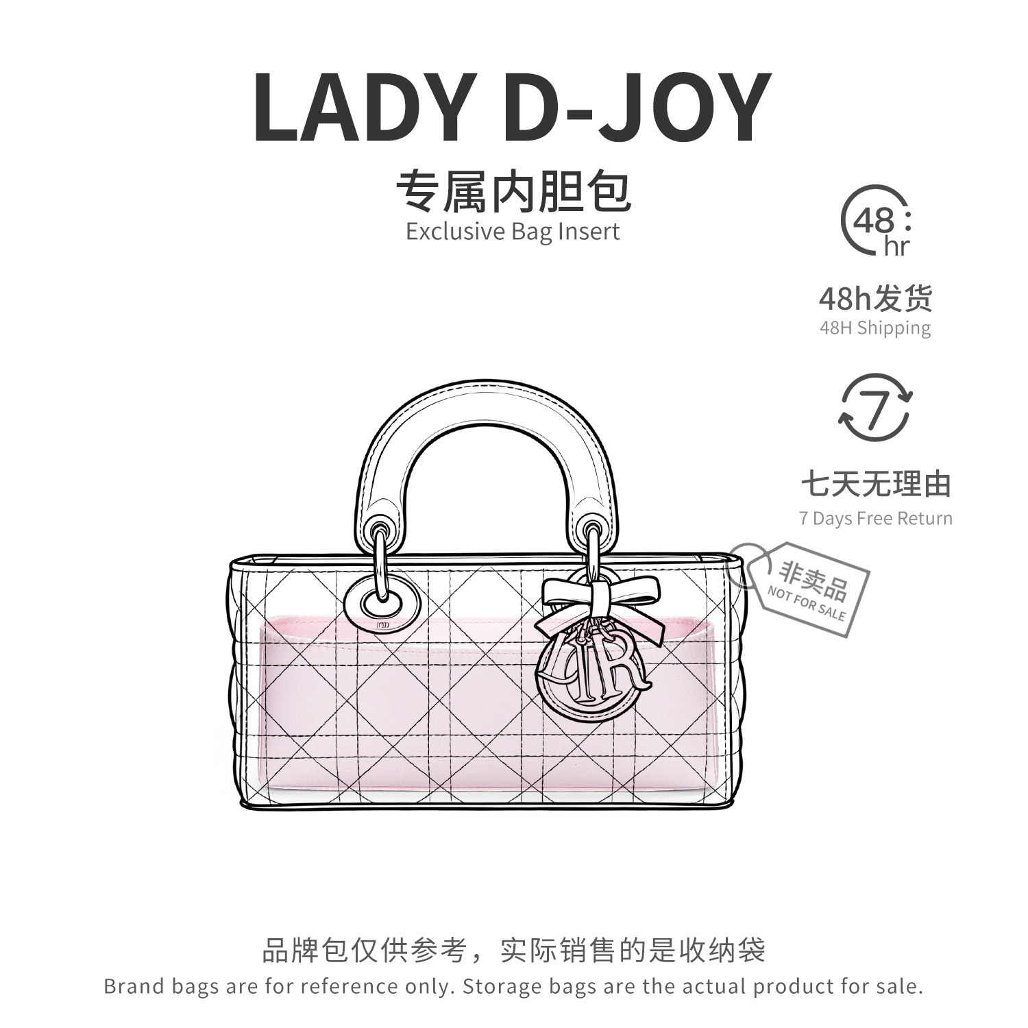 Women Bags Dior - Taschen-Organizer für Dior Lady D-Joy Bag,