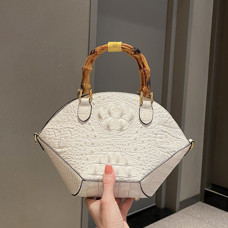 Women Bags Branded Sale - Luxus-Designer-Marke hochwertige Rindsleder Krokodil Mode Bambus
