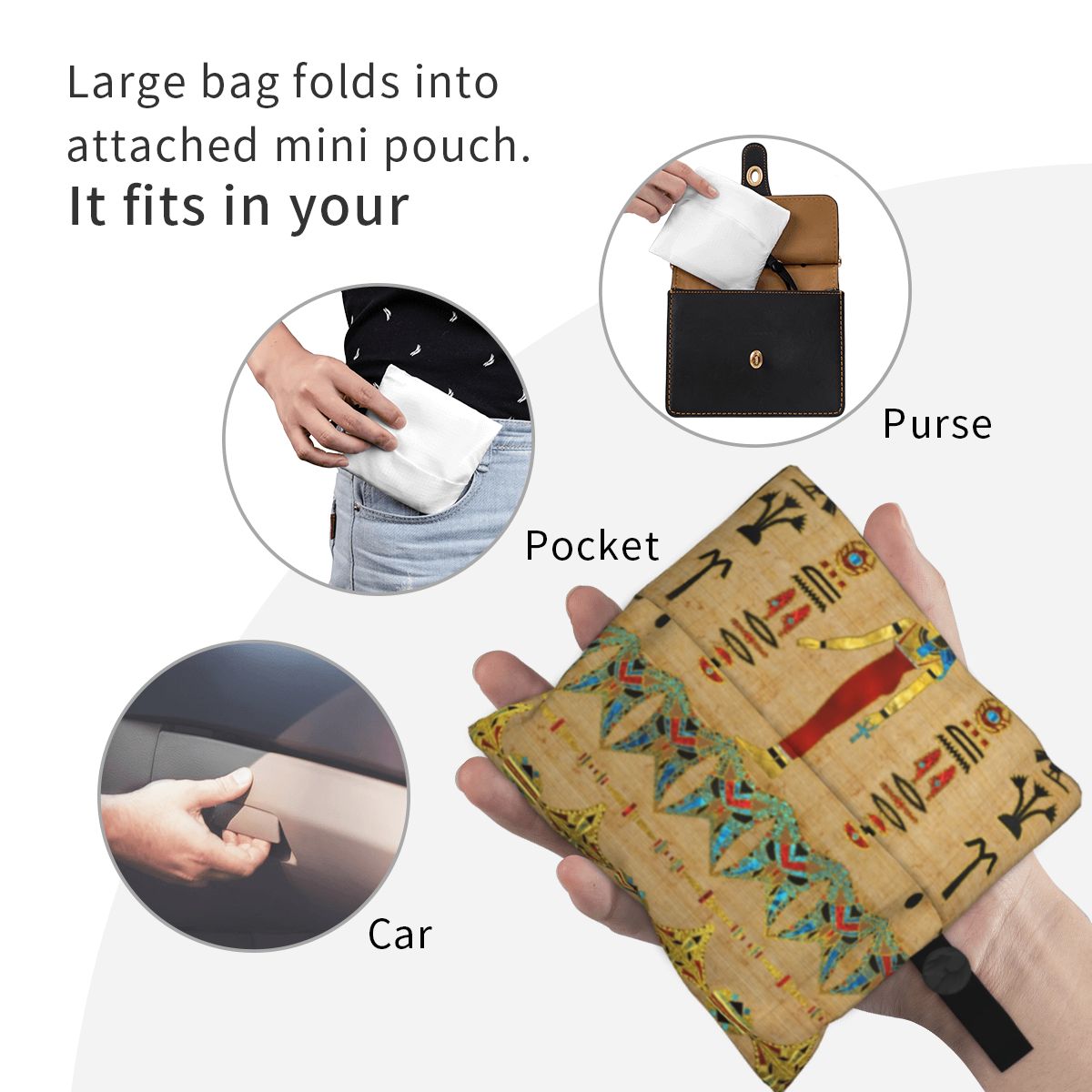 Mode druck ägyptische mut symb – Women Bags Egypt Bewertung und Preis