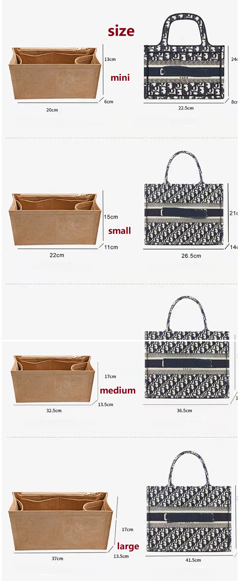 Kosmetiktasche für Dior Book T – Women Bags Dior Bewertung und Preis